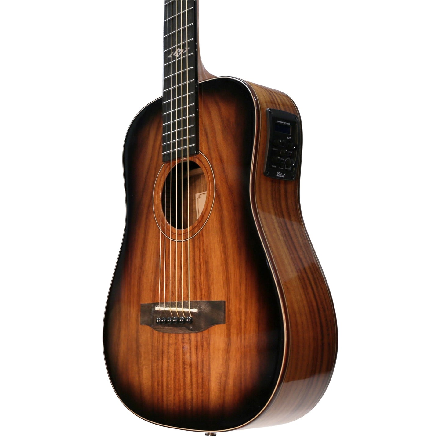 Ranch 'Series 49' Left Handed Babe Traveller Acoustic-Electric Guitar Blackburst Gloss — view 3