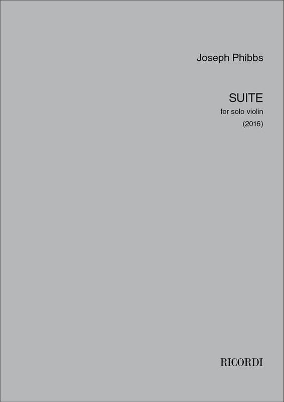Phibbs - Suite For Solo Violin (Softcover Book)