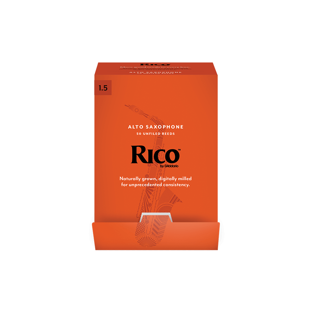 Rico Alto Saxophone Reeds #1.5 - 50 Pack