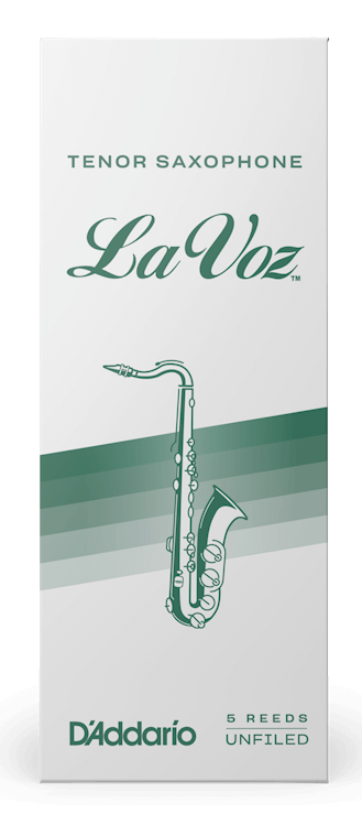La Voz Tenor Saxophone Reeds HD by Rico - Unfiled, Available in Various Strengths, Made in USA from Naturally-Grown Cane — view 2