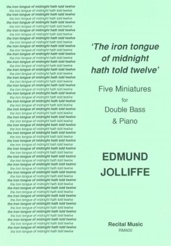 Iron Tongue Of Midnight Hath Told Twelve Double Bass/Piano (Softcover Book)