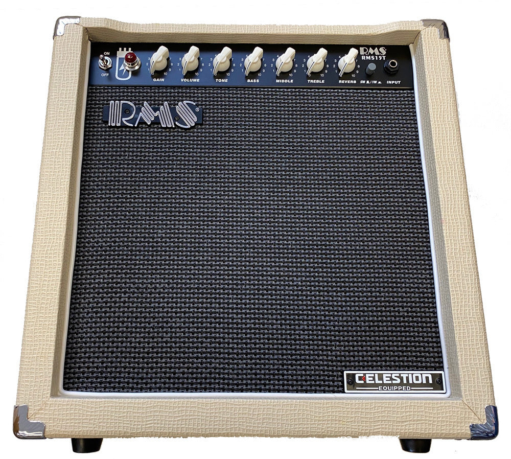 RMS Vintage Tube Guitar Amp Combo with Reverb 15-Watt, 1x12"