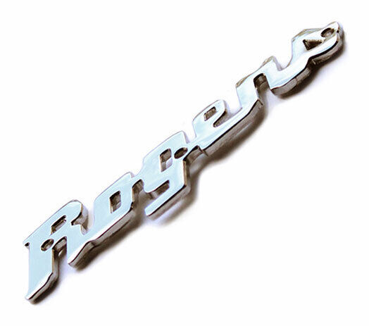 Rogers Script Logo Badge with Mounting Hardware