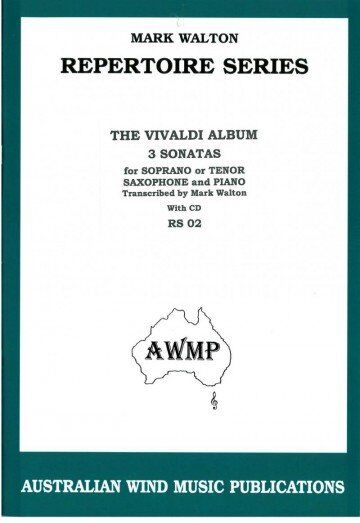 Vivaldi Album for Tenor/Soprano Saxophone & Piano with CD
