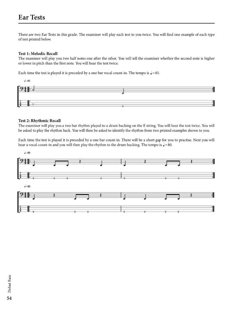 Rockschool Bass Debut 2018-2024 BK/OLA — view 6