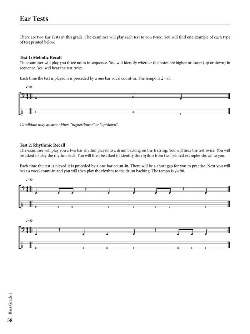 Rockschool Bass Grade 1 2018-2024 BK/OLA — view 5