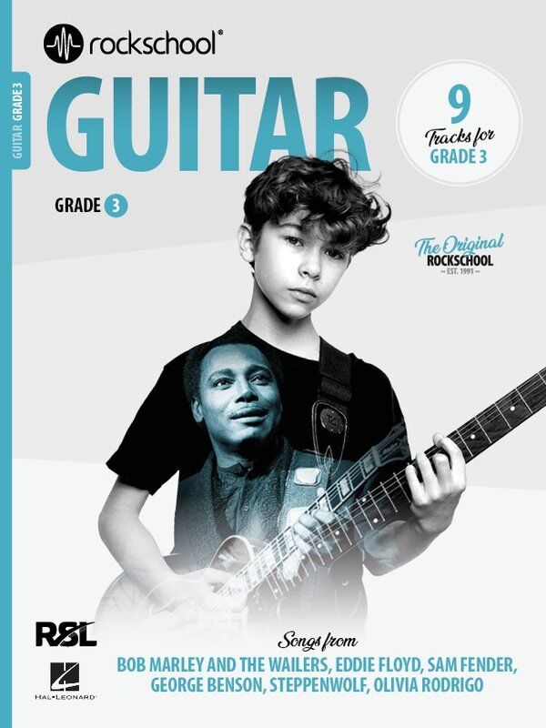 Rockschool Guitar Grade 3 (2024) - 48 Pages, 9 Tracks, Rock & Pop Syllabus