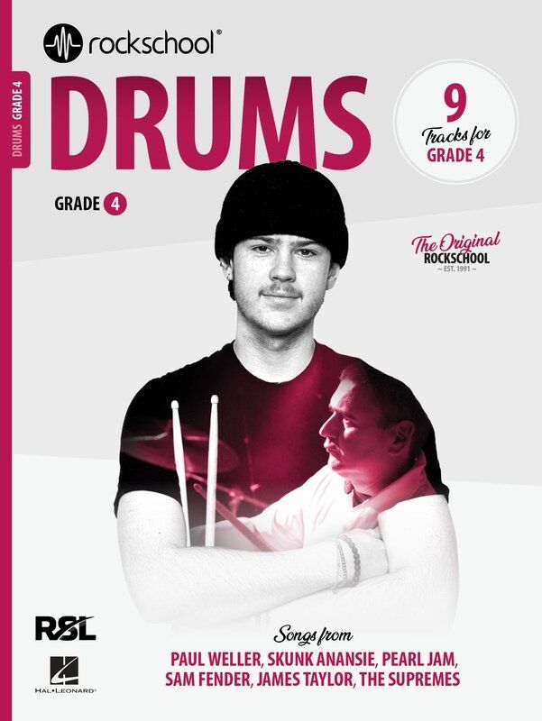 Rockschool Drums Grade 4 (2024) - 48 Pages, Percussion, Includes 9 Tracks, Expertly Arranged for Grade 4 Exam