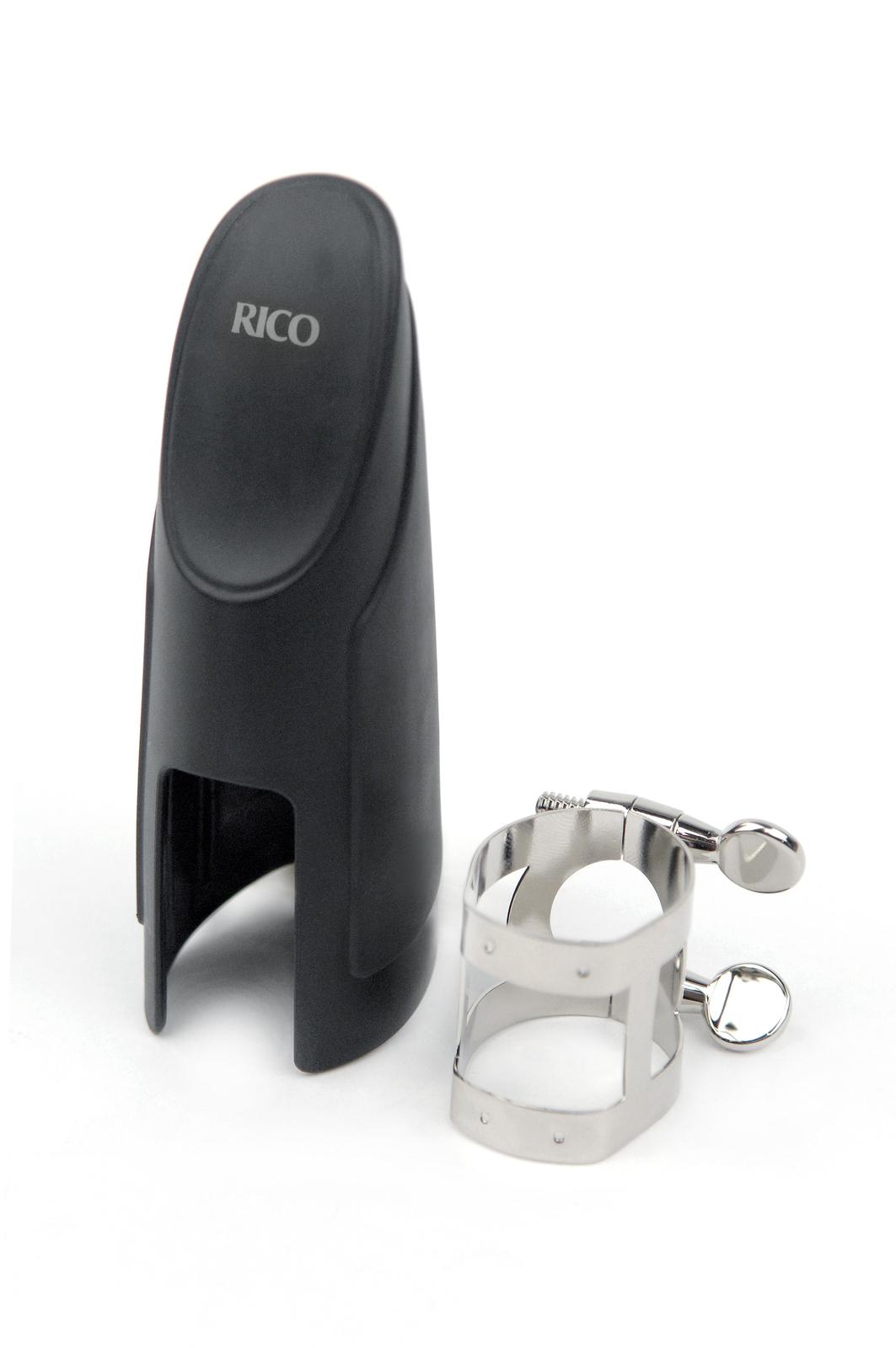 Rico Ligature & Cap, Tenor Sax for Metal Link Mouthpieces, Nickel Plated
