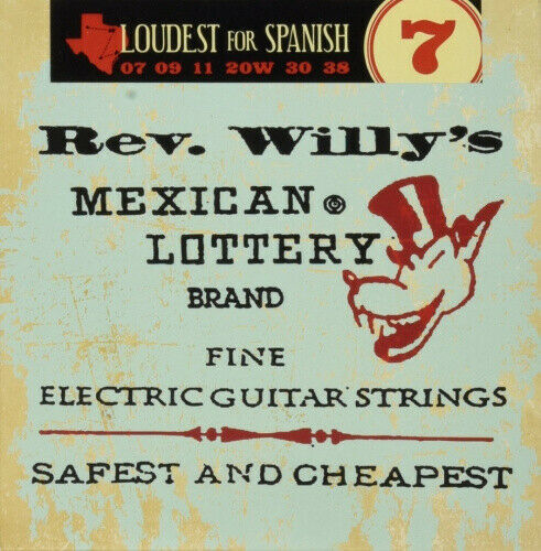 Dunlop Rev. Willy's Extra Light Strings 7-38