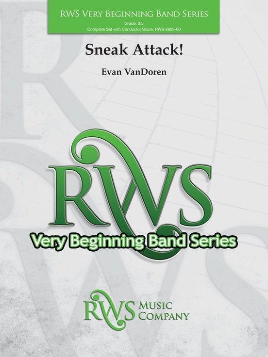 Sneak Attack For Concert Band Cb0.5 Sc/Pts (RWS Music Company)