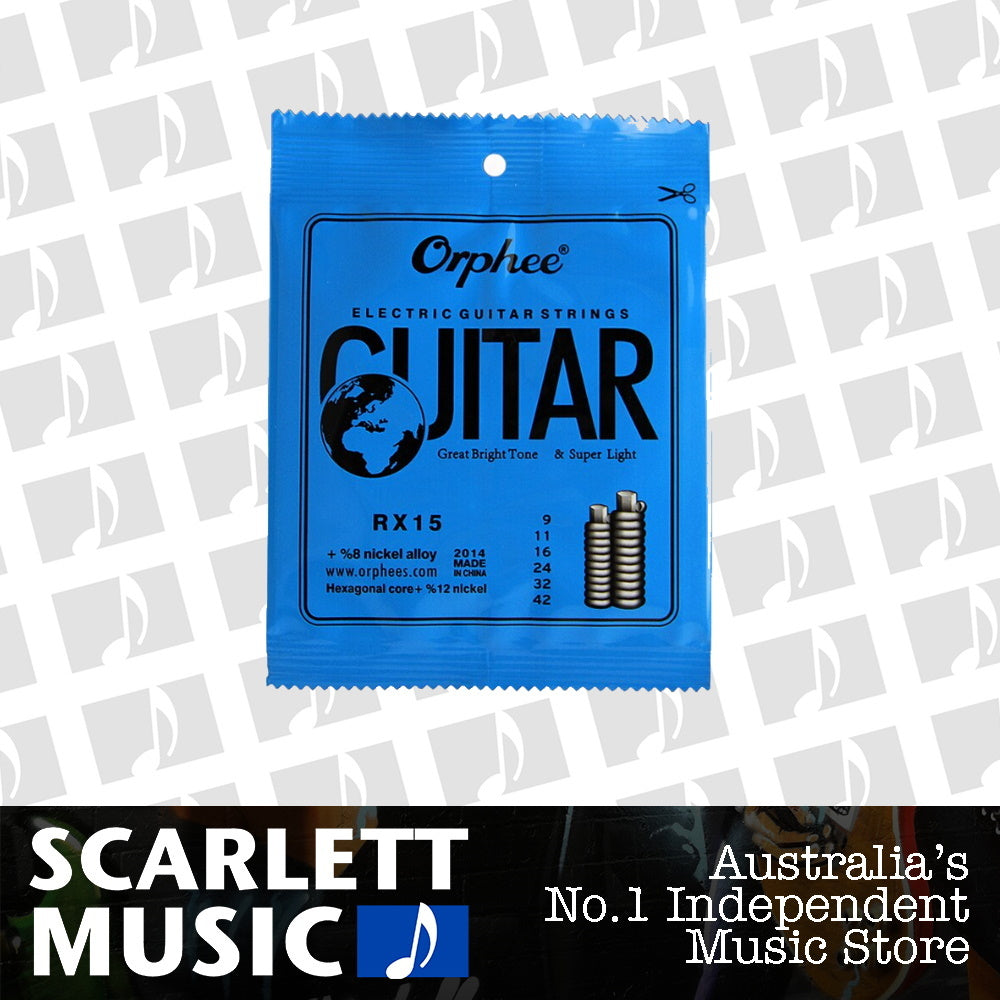 Orphee RX15 9-42 Nickel Wound Electric Guitar Strings — view 2