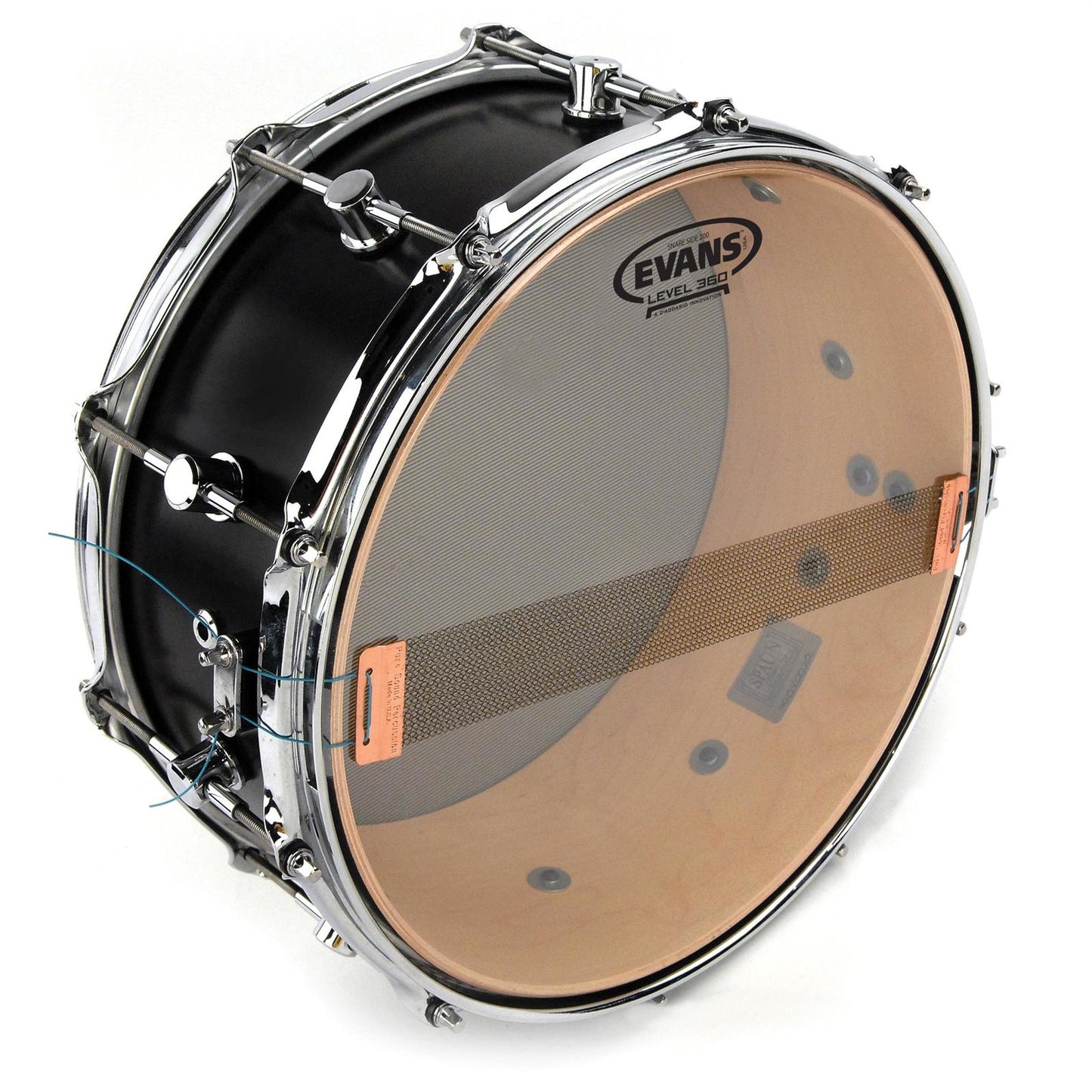 Evans Clear 200 Snare Side Drum Head, 14 Inch *SKIN ONLY*
