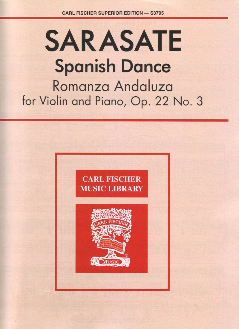 Sarasate - Romanza Andaluza Op 22 No 3 for Violin and Piano
