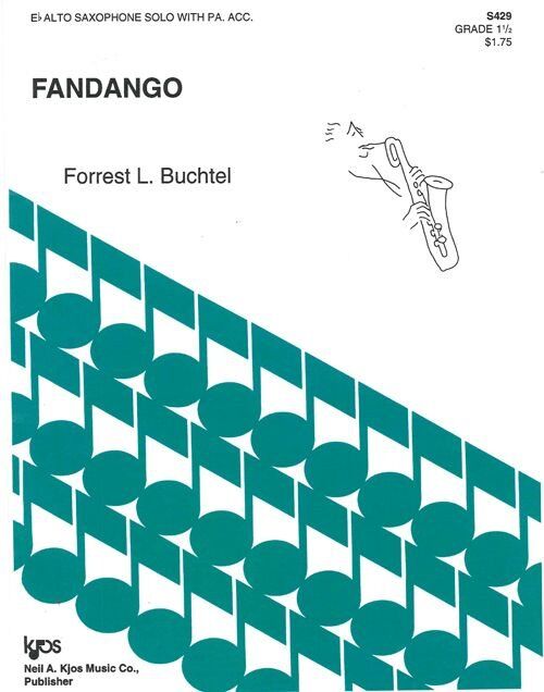 Fandango Saxophone Sheet Music by Neil A. Kjos Music Company - 4 Pages