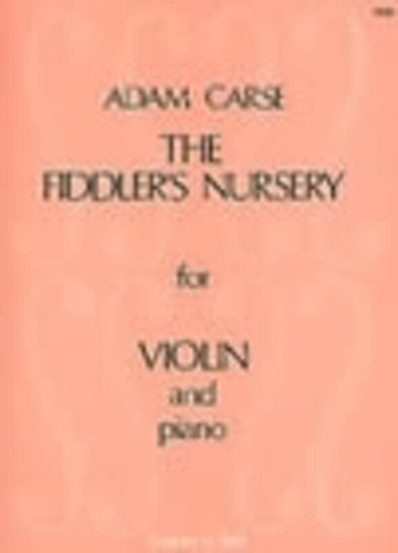Carse - Fiddlers Nursery For Violin and Piano (Softcover Book)