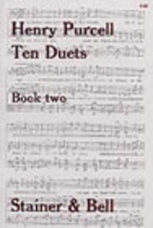 Duets Book 2 Vocal Score by Henry Purcell, Published by Stainer & Bell