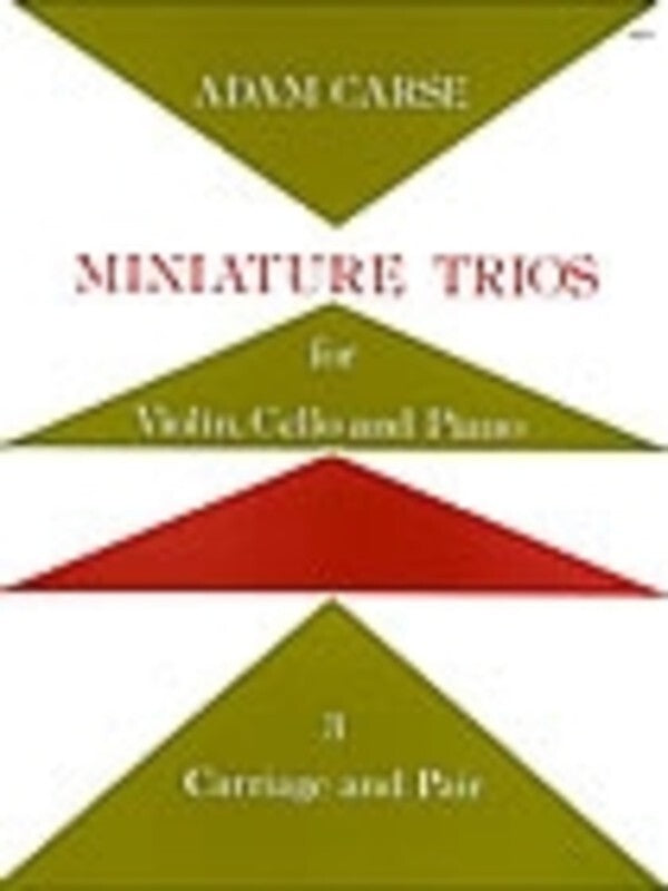 Carriage And Pair Violin Vc Piano (Softcover Book)