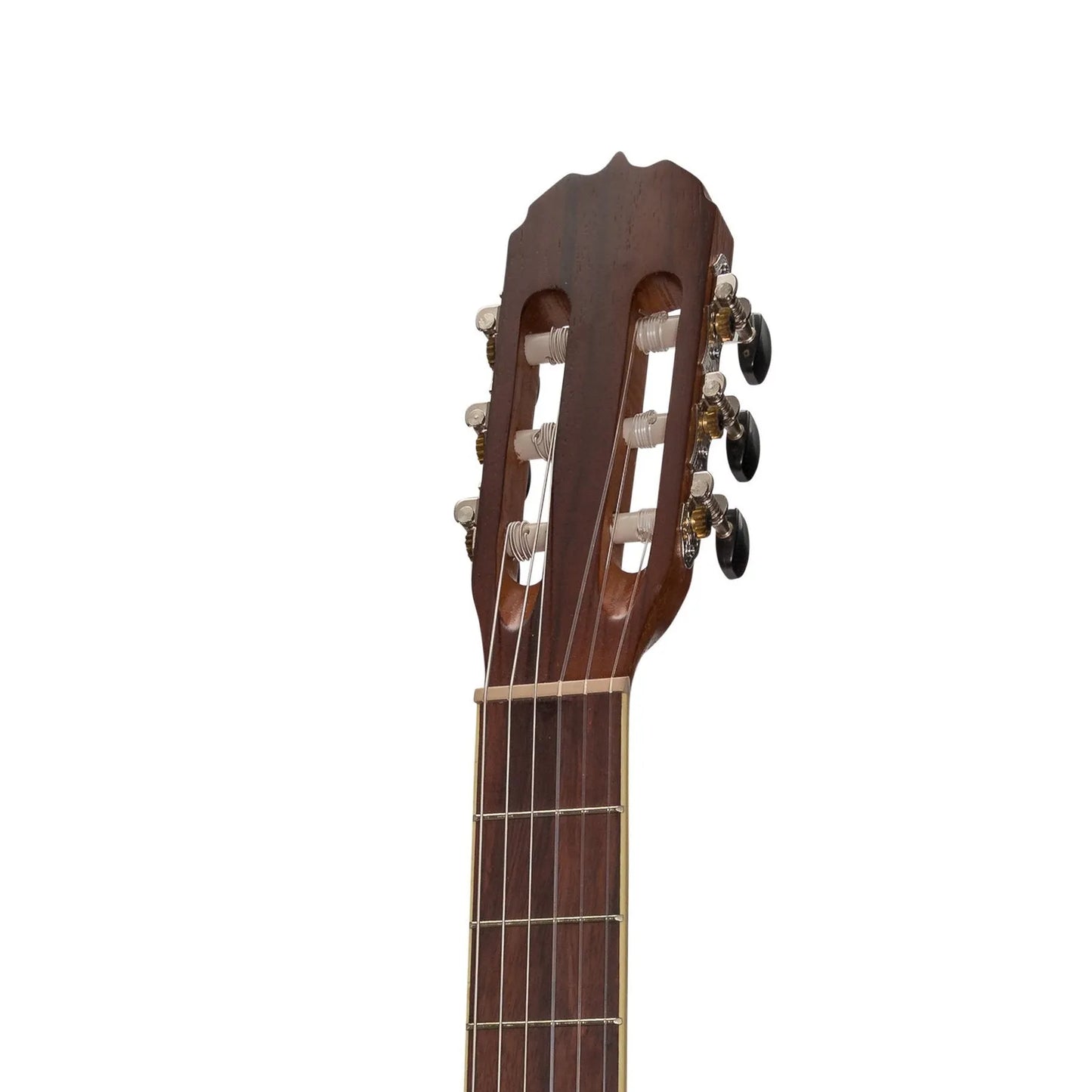 Sanchez SC-39ET-RWD Full Size Student Acoustic-Electric Classical Guitar with Pickup, Natural Rosewood — view 6