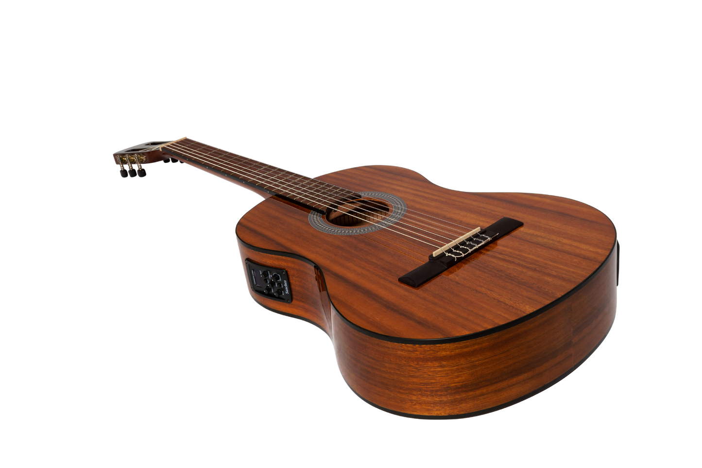 Sanchez SC-39ETG-KOA Full Size Student Classical Acoustic Electric Guitar Koa Natural — view 3