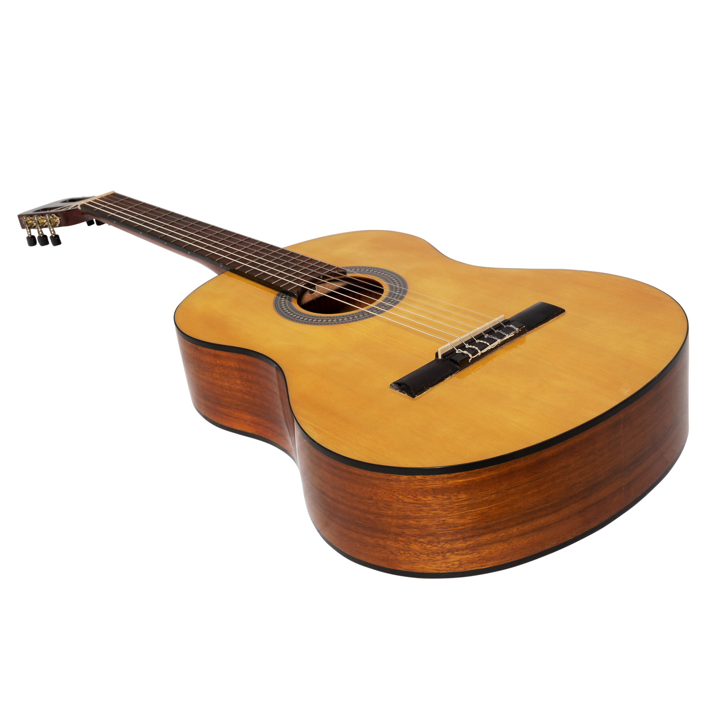 Sanchez SC-39G-SK Full Size Student Classical Acoustic Guitar Spruce Koa Natural — view 3
