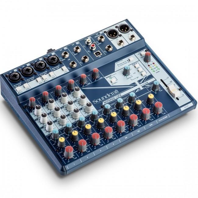 Soundcraft Notepad 12FX Mixer with USB & Effects 12-FX