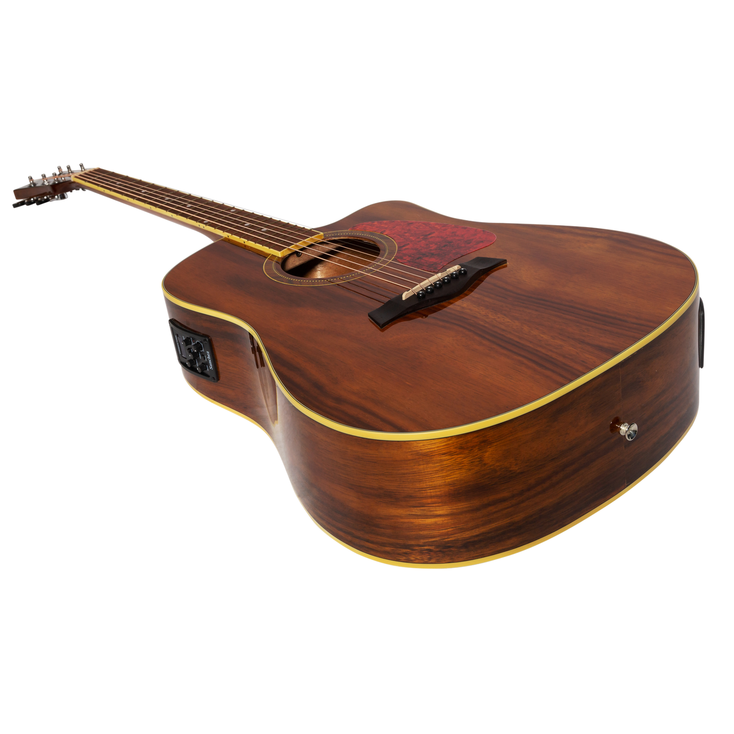 Sanchez SDC-18G-RWD Acoustic-Electric Dreadnought Cutaway Guitar Rosewood Gloss — view 3