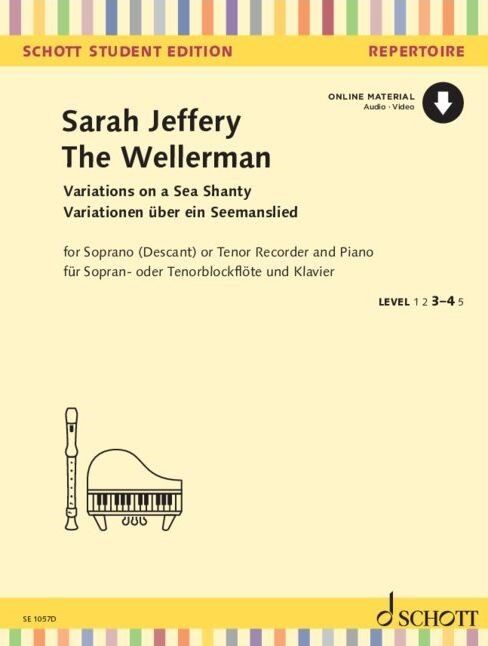 The Wellerman for Descant or Tenor Recorder/Piano by Sarah Jeffery