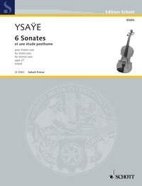 Ysaye - Sonatas Op. 27 for Violin Solo, 52 Pages, Schott Music
