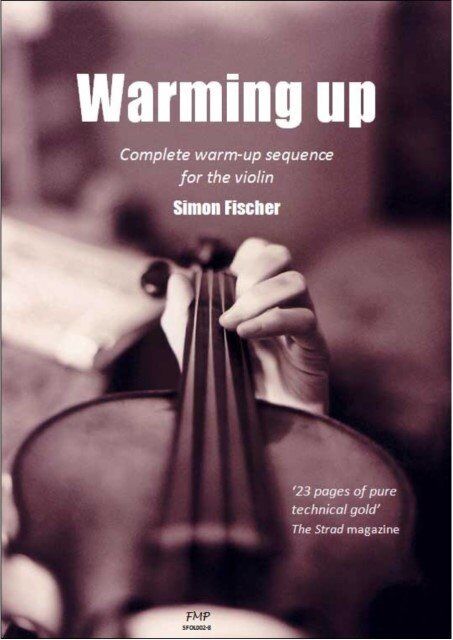 Warming Up Exercises for Violin by Simon Fischer, 23 Pages