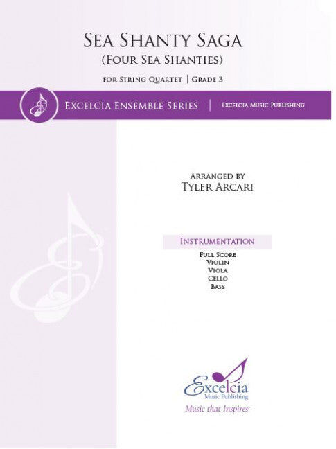 Sea Shanty Saga for String Quartet - Grade 3 Chamber Sheet Music