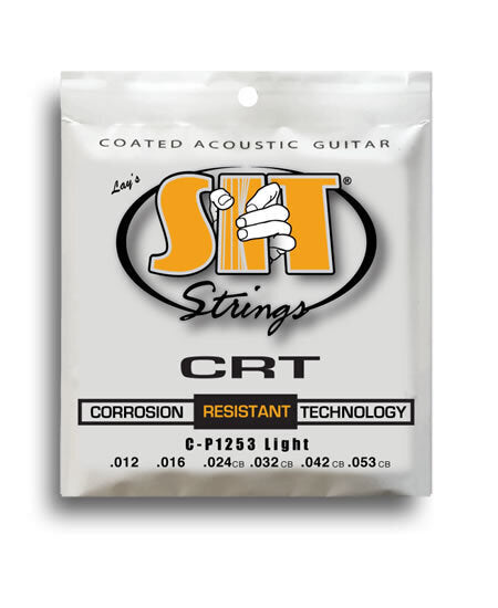 SIT CRT Coated Phosphor Bronze Acoustic Guitar Light String Set 12-53