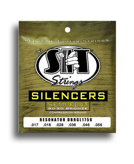 SIT Silencers 80/20 Golden Bronze Resonator String Set (17-56) for Dobro Guitars