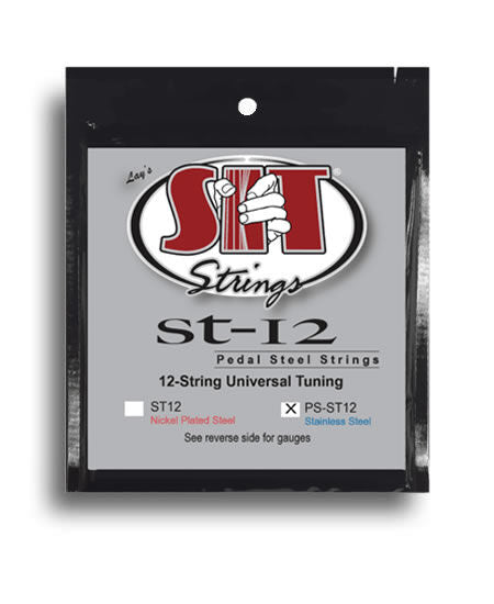 SIT Nickel 12-String Universal Tuning Stainless Steel Pedal Steel String Set (Gauge 13-68)
