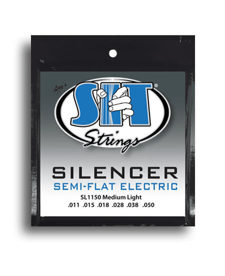 SIT Silencer Medium Light Semi-Flat Electric Guitar String Set 11-50