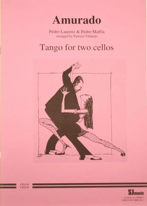 Amurado - Tango for 2 Cellos, Cello Duet by Patricio Villarejo, Publisher: SJ Music, 1 Page