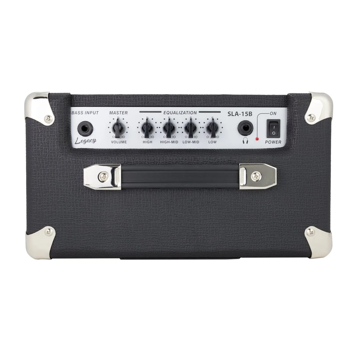 Strauss Legacy SLA-15B 15W Solid State Bass Guitar Practice Amplifier Black — view 4