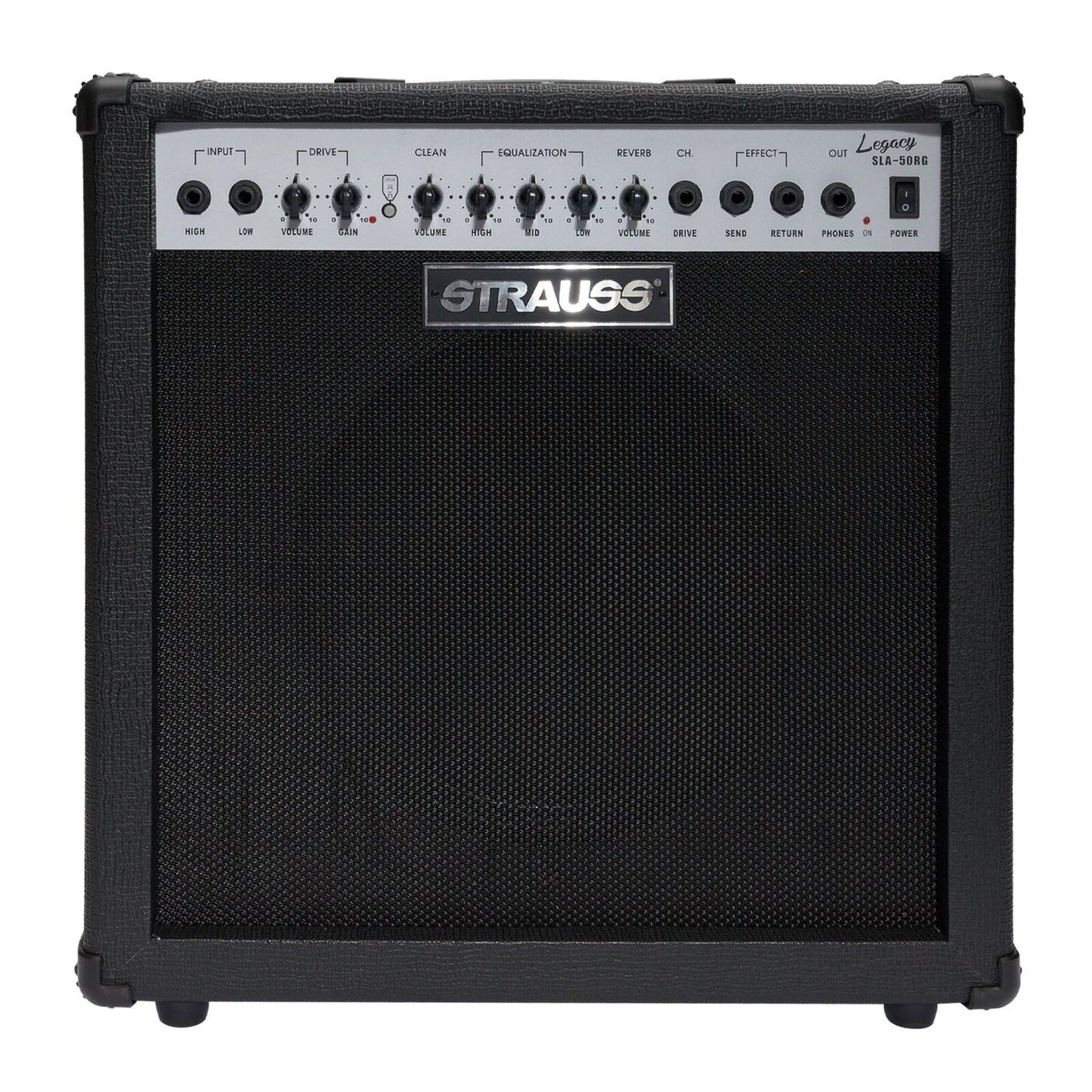 Strauss Legacy 50 Watt Solid State Guitar Amplifier Combo (Black)