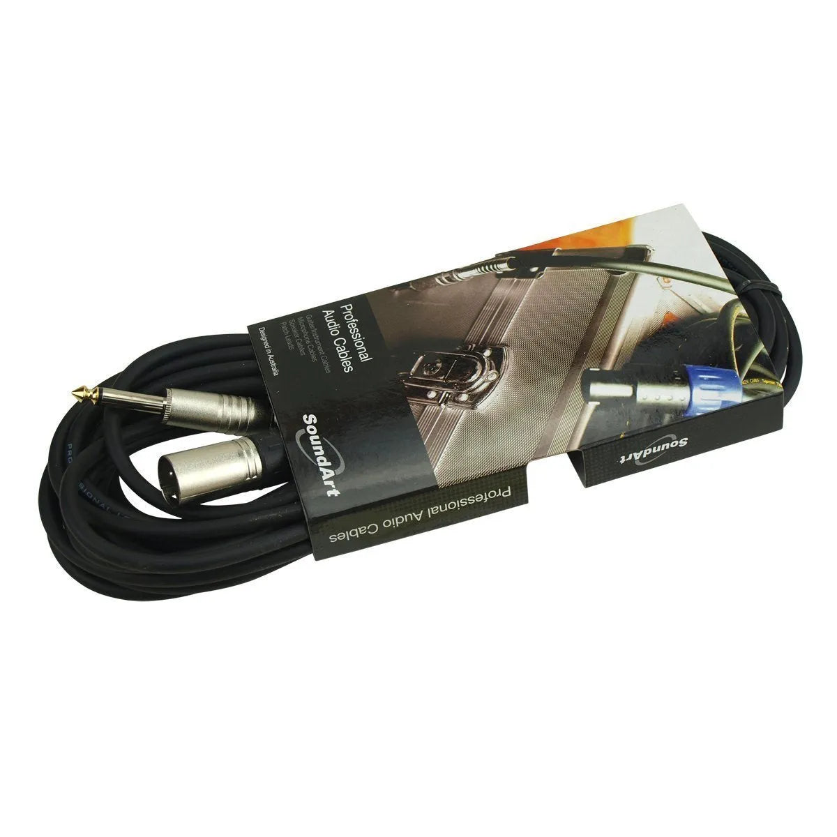 SoundArt SMC-13 8m Mic to Line Cable with Male XLR to Jack Plugs