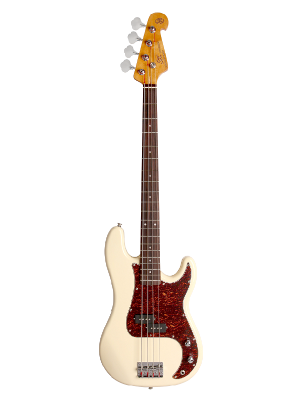 SX Vintage Style Bass Guitar and LX15B Amp Pack with Gig Bag and Accessories — view 6