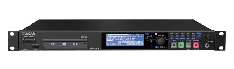 TASCAM SSR250N Solid State Recorder W/ Network Audio
