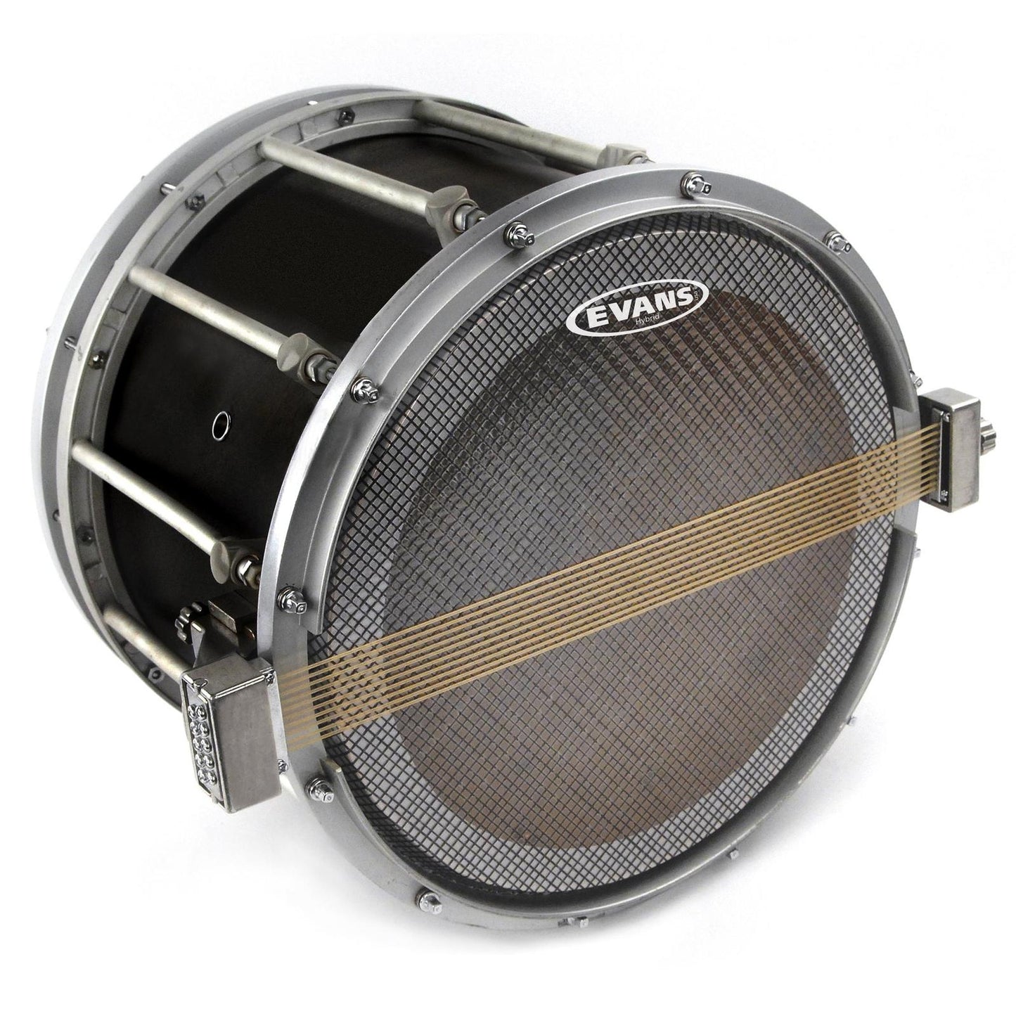 Evans Hybrid Series Marching Snare Side Drum Head, 14 Inch *SKIN ONLY*
