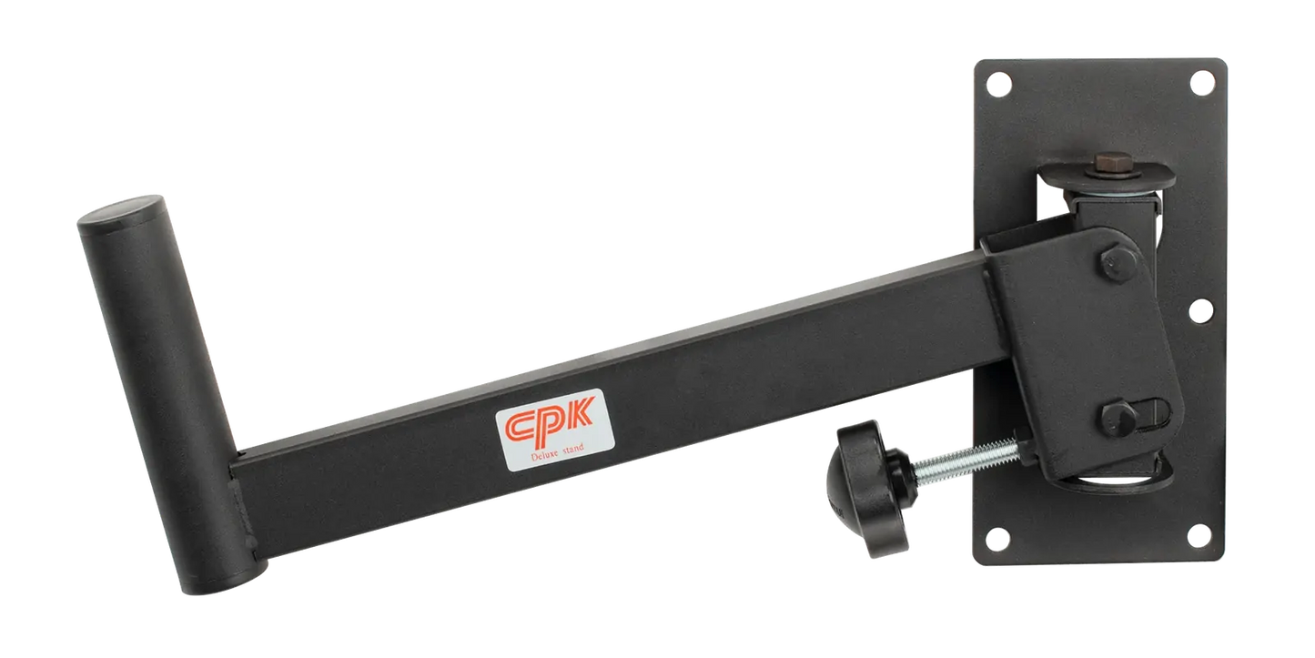 CPK SS447 Wall Mount Speaker Brackets - Black, 40kg Capacity