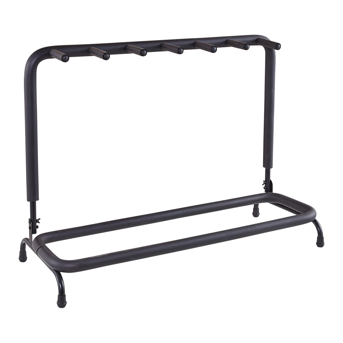 DCM GSL6 Fully Padded 6-Unit Guitar Stand, Universal Fit for Acoustic/Electric/Bass, Folds for Easy Storage