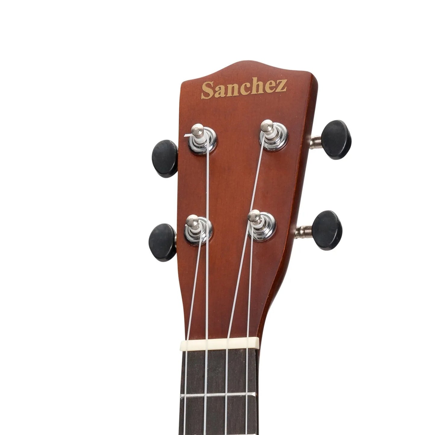 Sanchez Colourburst Series Soprano Ukulele with Gig Bag - Old Vintageburst — view 6