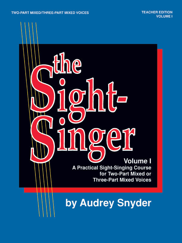 Sight Singer BK 1 2 or 3 Pt Mixed Teacher Edition Vocal Sheet Music