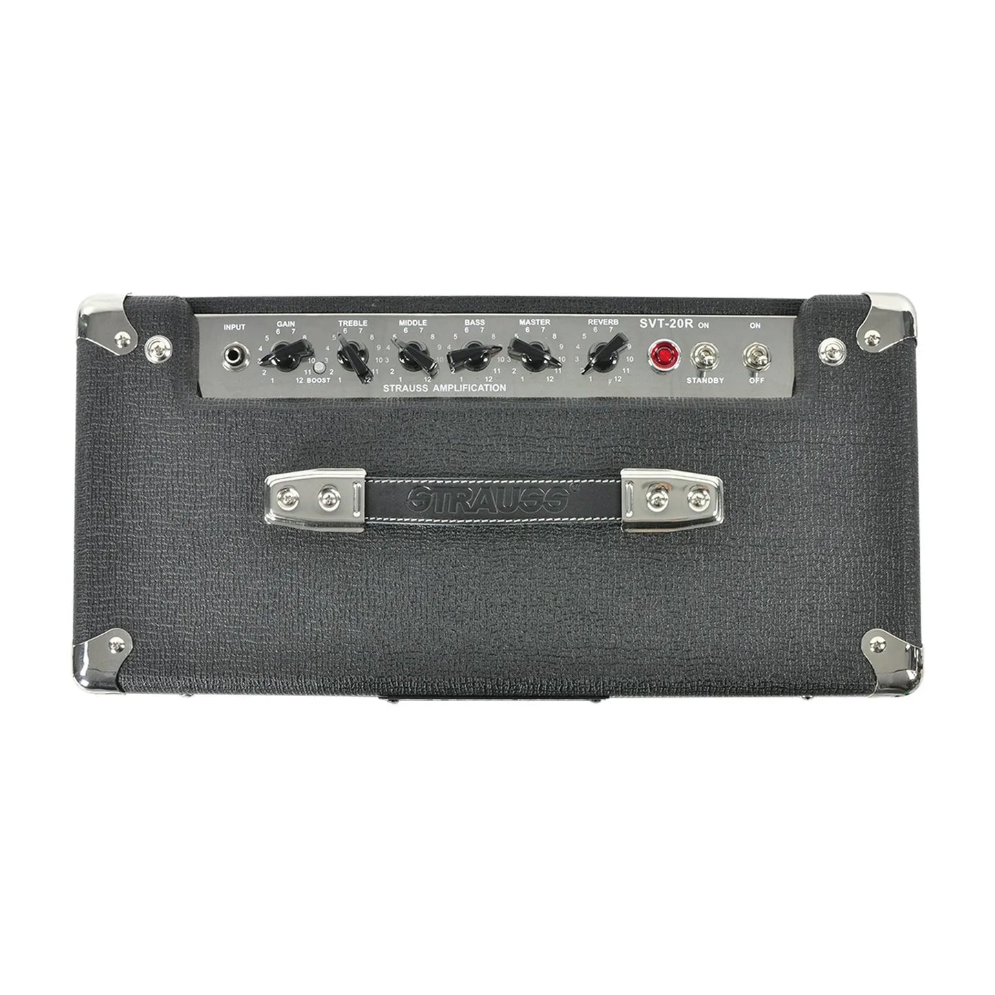 Strauss SVT-20R 20W Combo Valve Amplifier with Reverb, 1x12 Speaker, Black — view 4