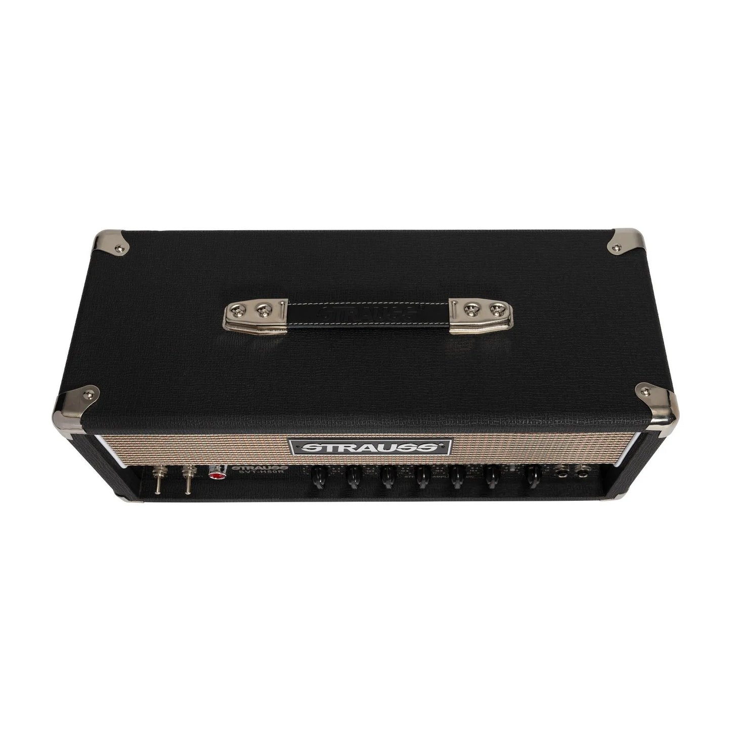 Strauss SVT-H50R 50 Watt Valve Amplifier Head with Reverb - Black — view 4