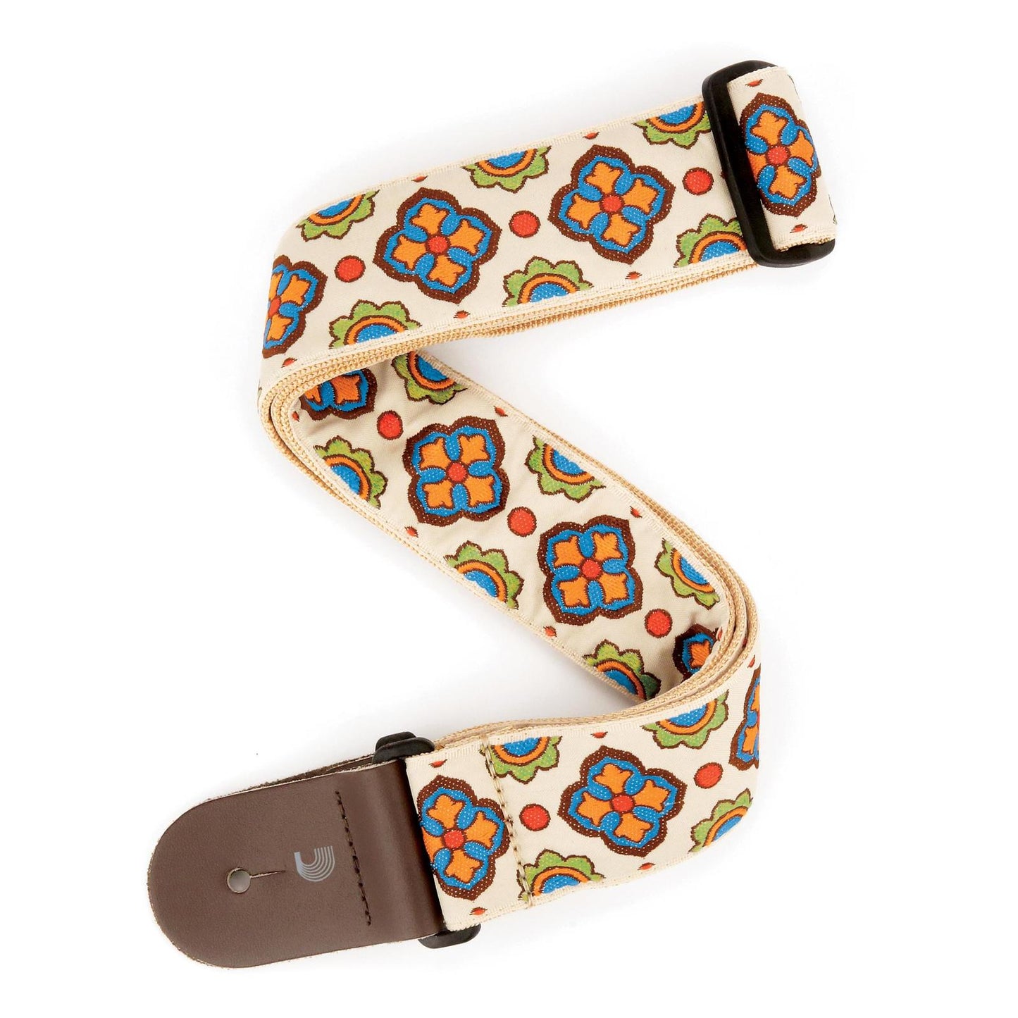 Latin Tile Art Guitar Strap, Traditional - by D'Addario