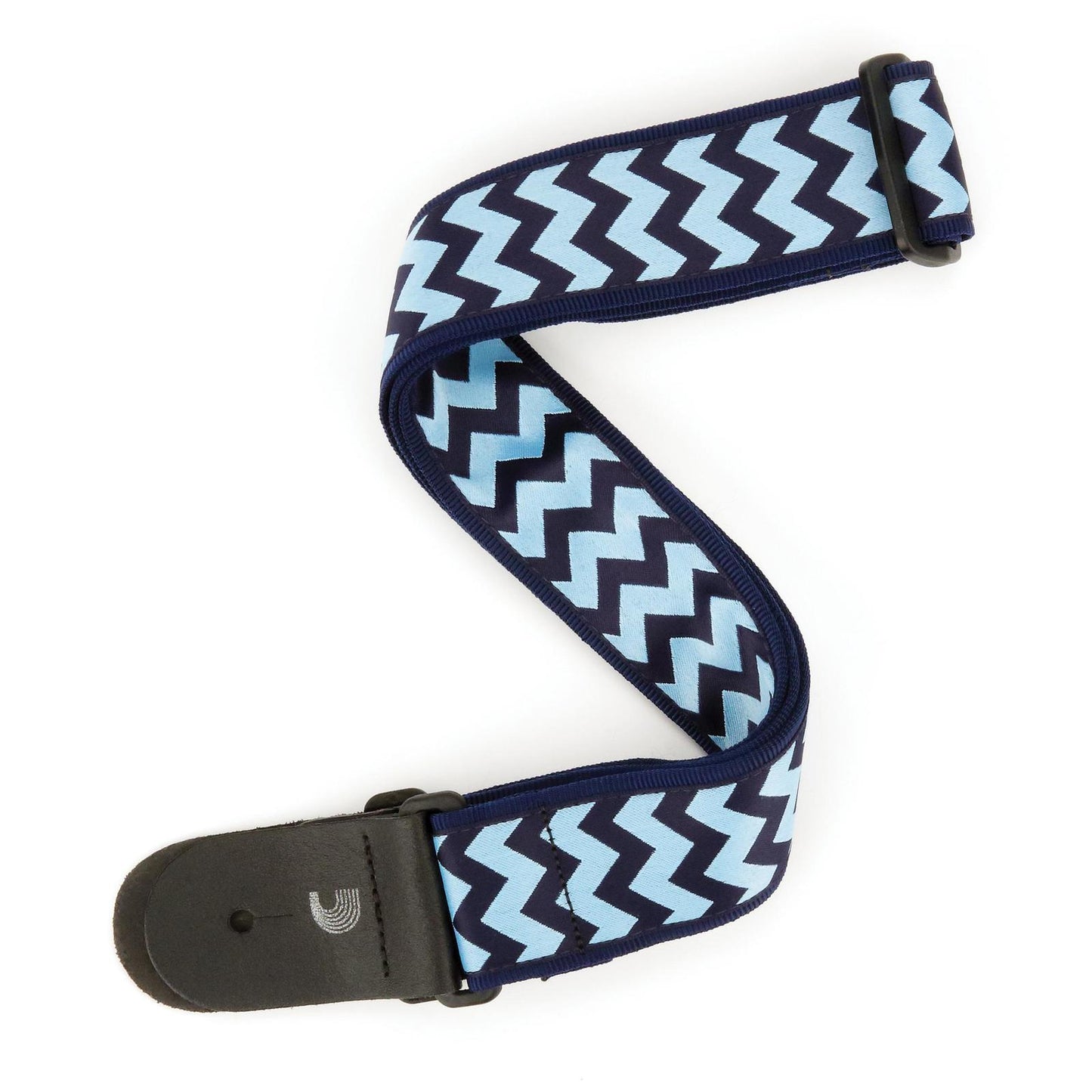 Chevron Guitar Strap, Blue and Navy - by D'Addario